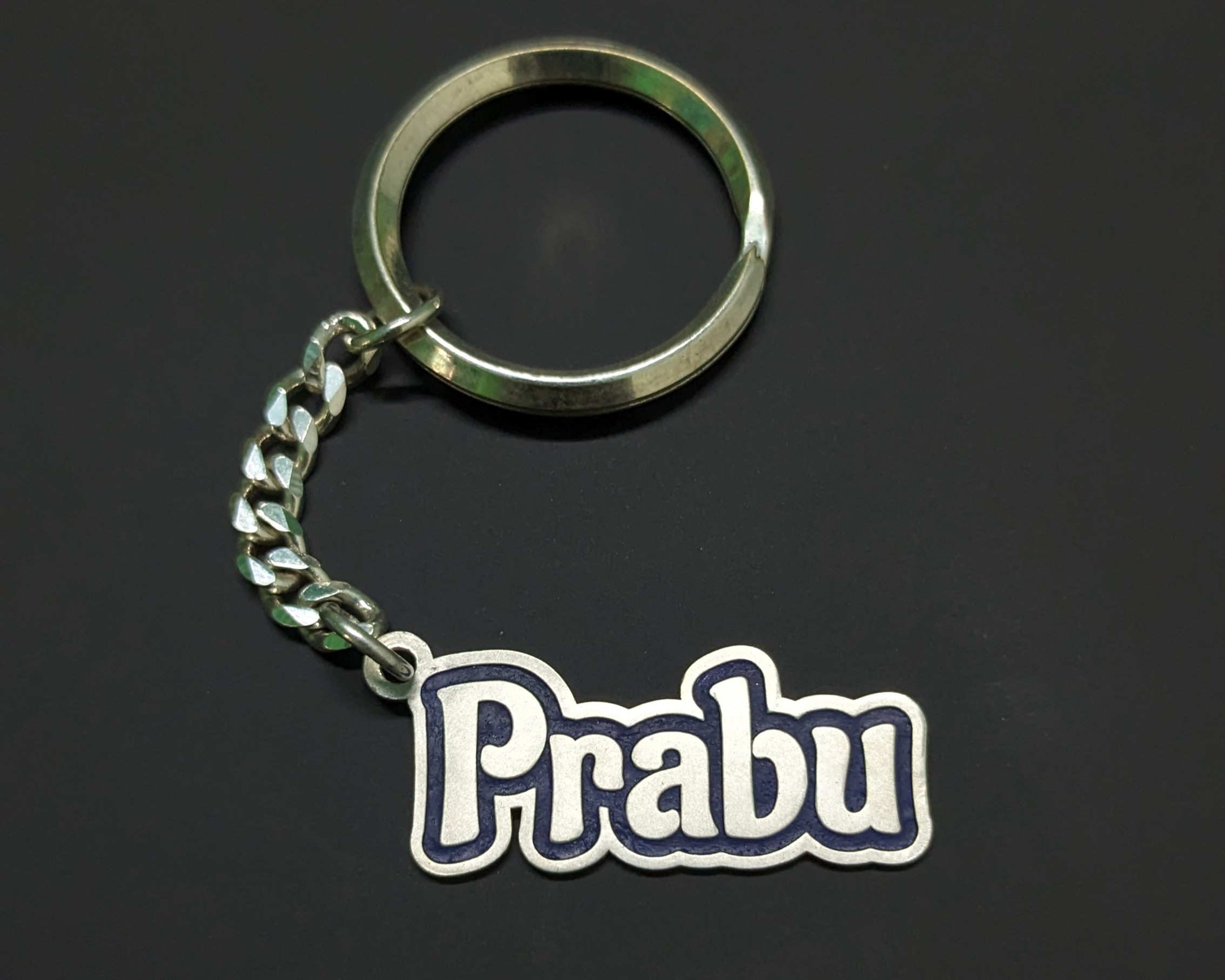 Single Name keychain With Colour